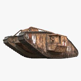 British Mk 4 Tank model